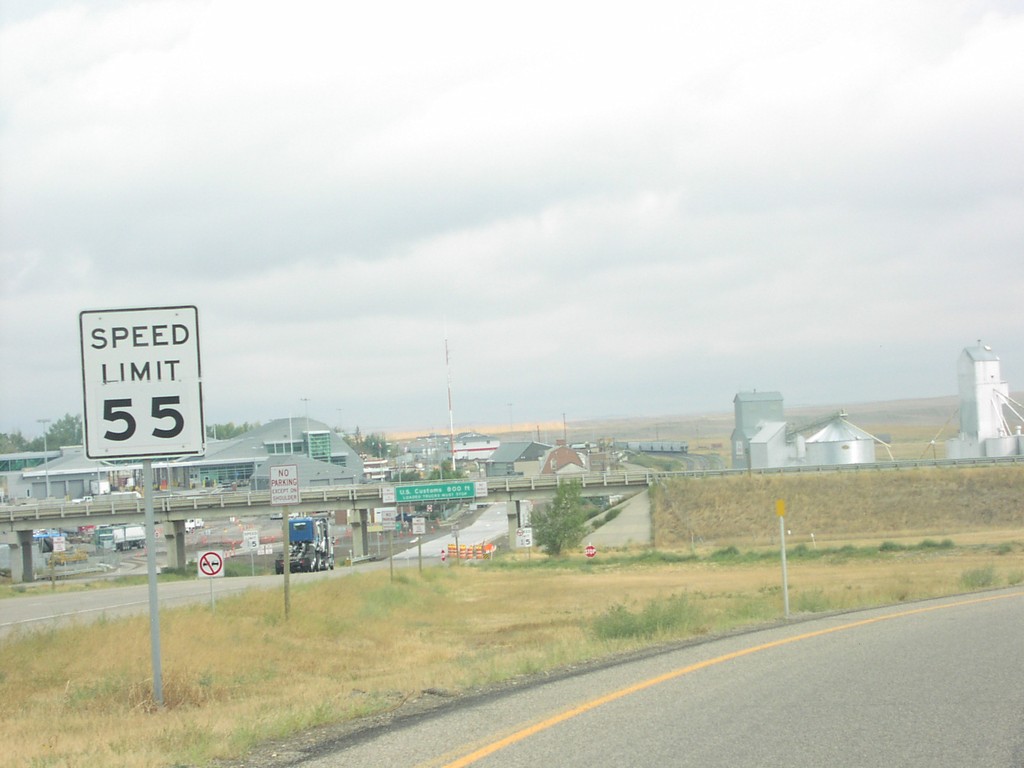 I-15 North at Canada Border