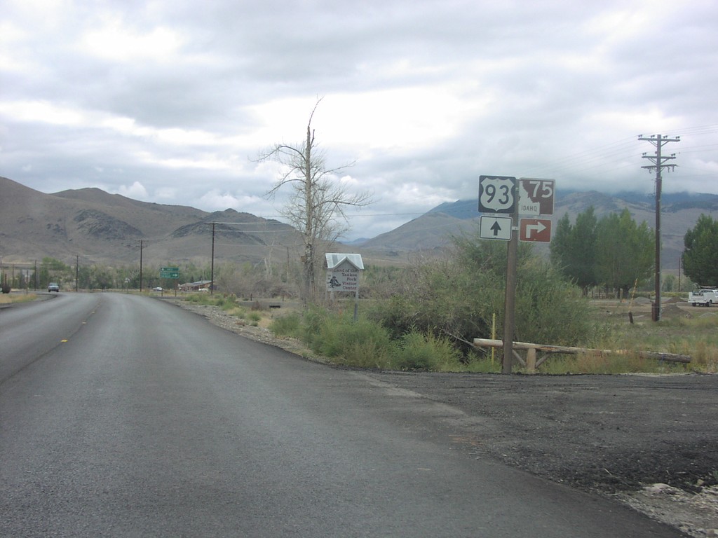 US-93 South at ID-75