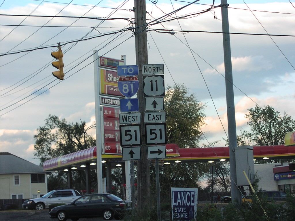 US-11 North at WV-51 (To I-81)