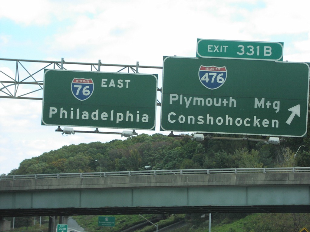 I-76 East at Exit 331B