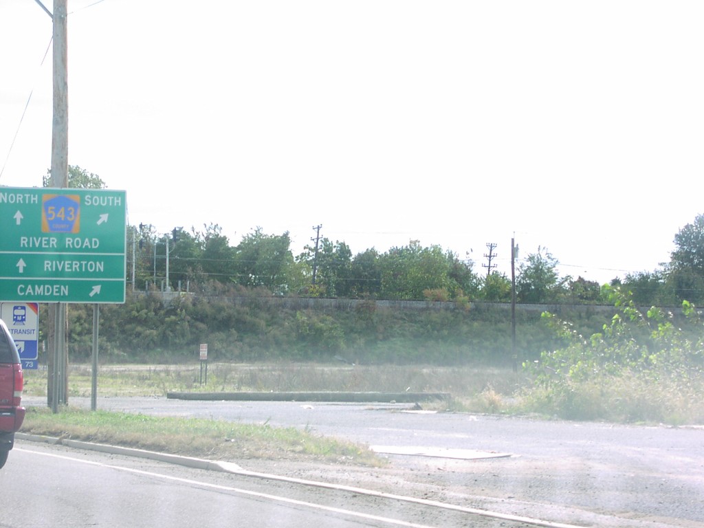 NJ-73 South at CR-543/River Road