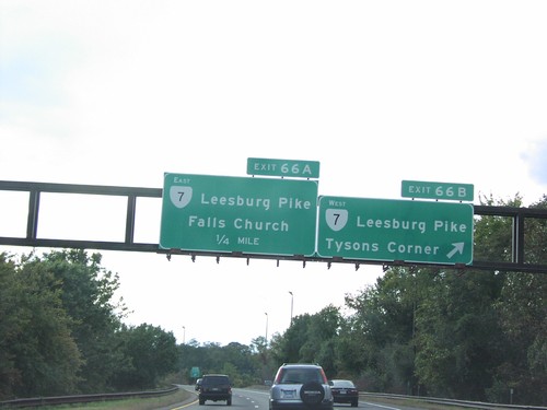 I-66 West Exit 66AB