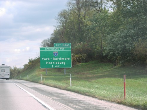 I-76 East Exit 242 Harrisburg West Interchange