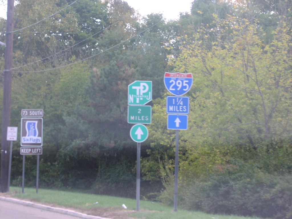 NJ-73 South - I-295/New Jersey Turnpike