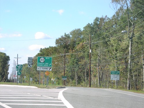 US-40 West at NJ-48 West