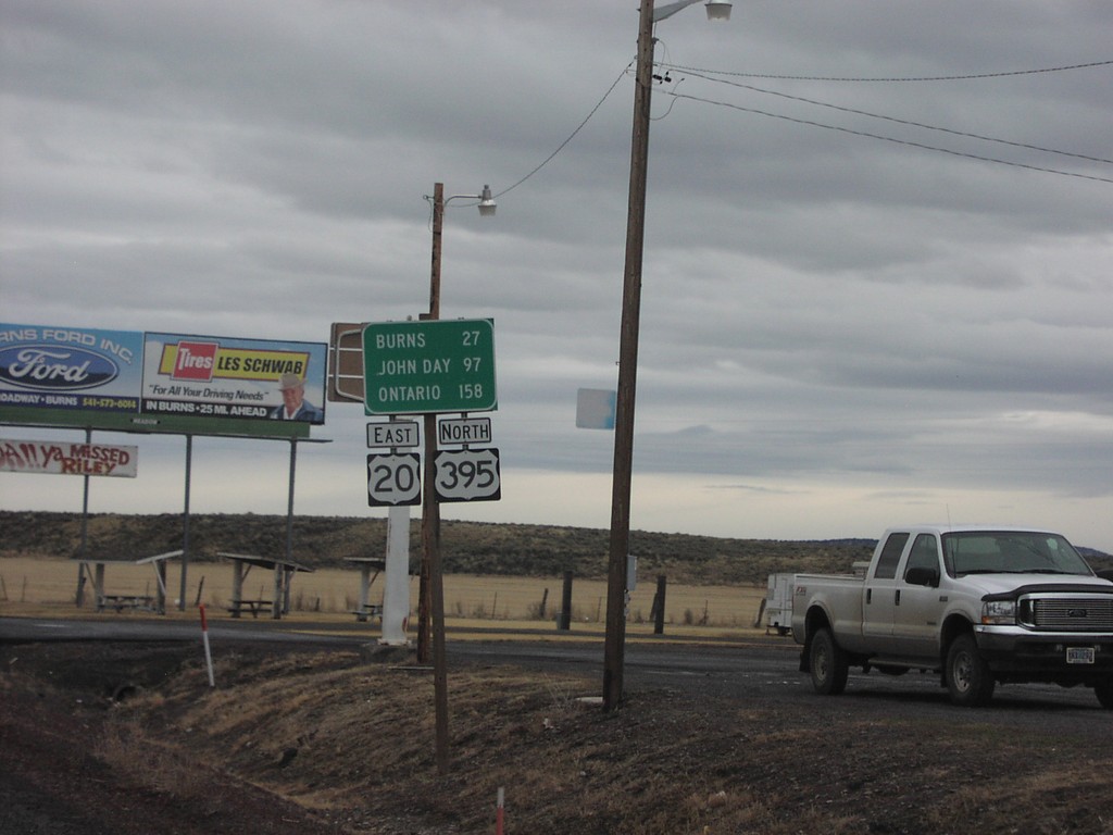 US-20 East/US-395 North - Riley