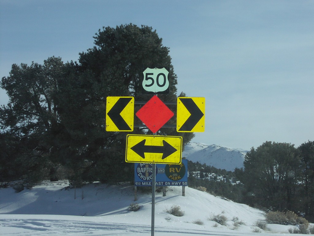 End NV-305 South at US-50