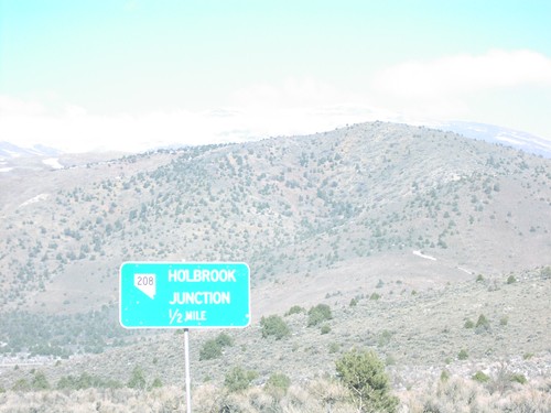 US-395 South Approaching NV-208/Holbrook Jct.