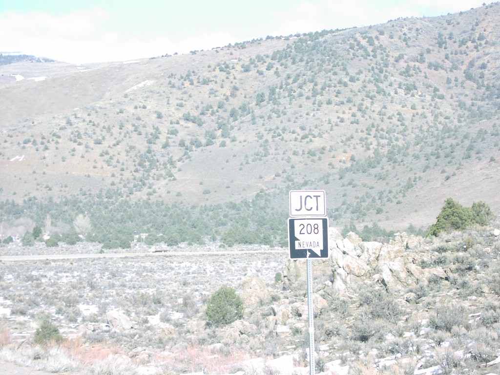 Jct. NV-208 on US-395 North