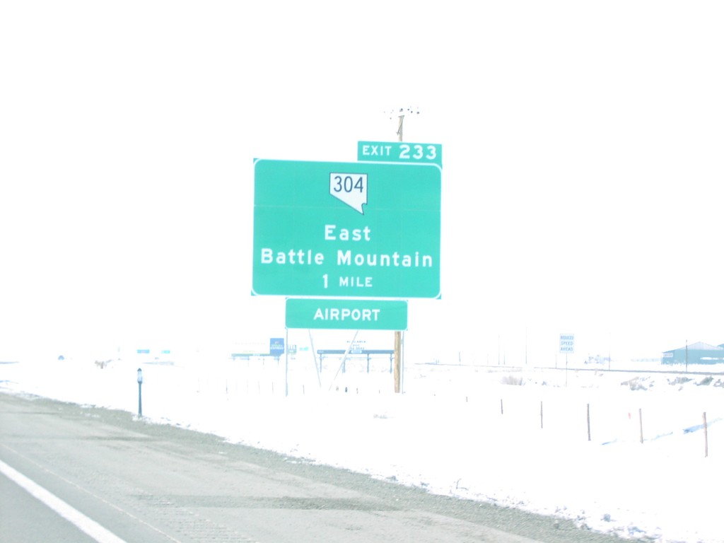 I-80 West Exit 233