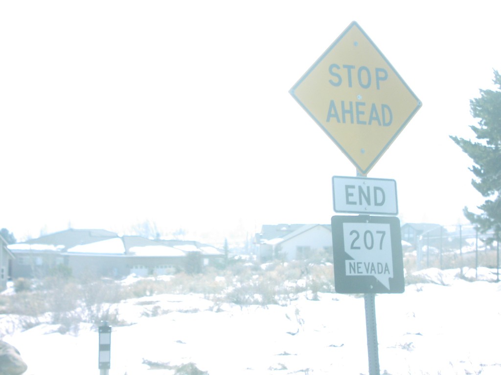 End NV-207 East at NV-206