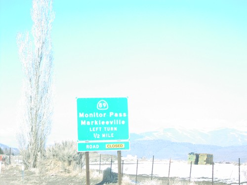 US-395 South at CA-89