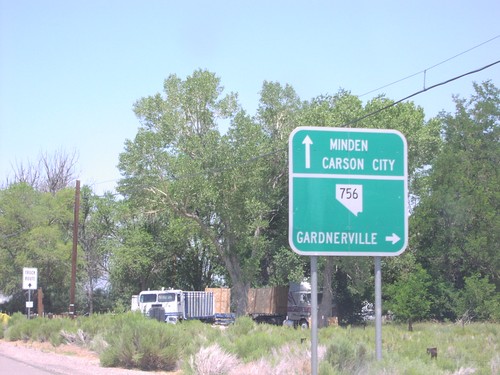 NV-88 North at NV-756 to Gardnerville