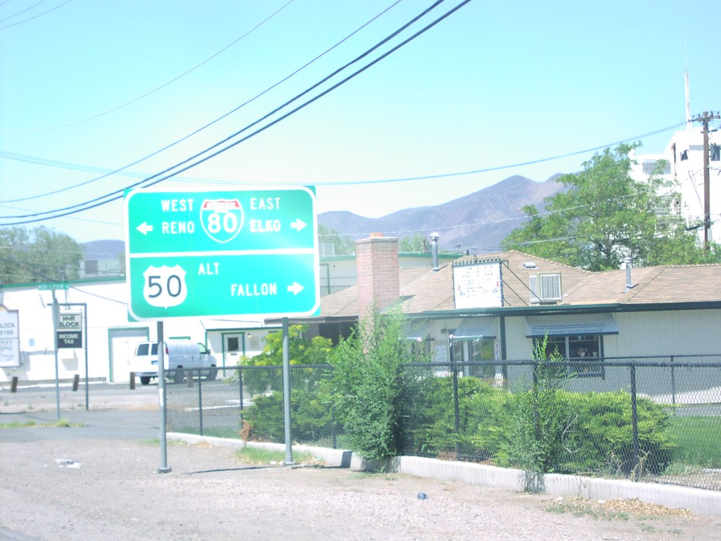 US-95 Alt. North at US-50 Alt./BL-80