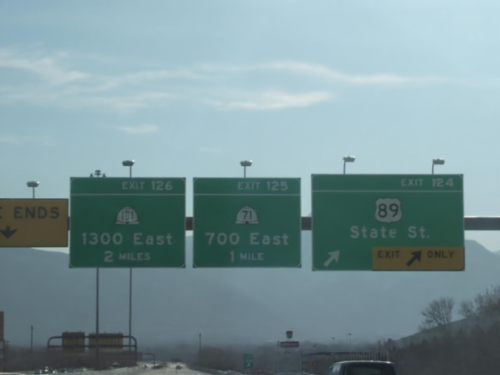 I-80 East Exits 124, 125, and 126