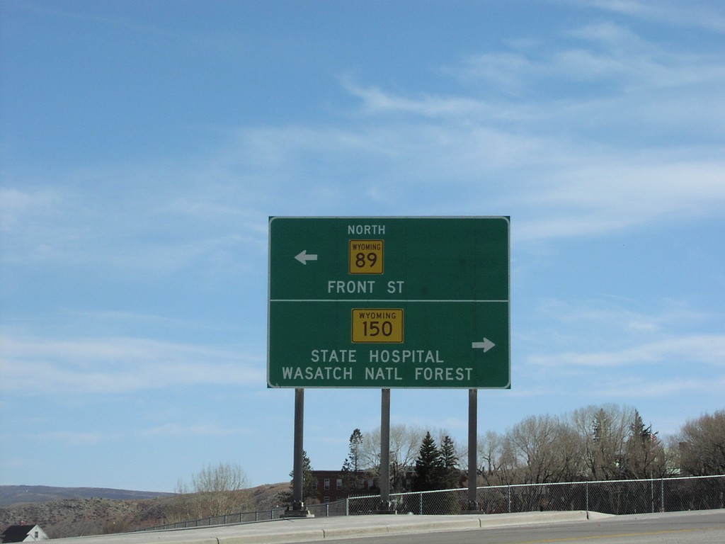 I-80 Exit 5 Offramp at WY-89/WY-150