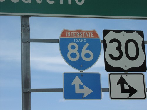 I-86 Idaho - Closeup - Exit 28