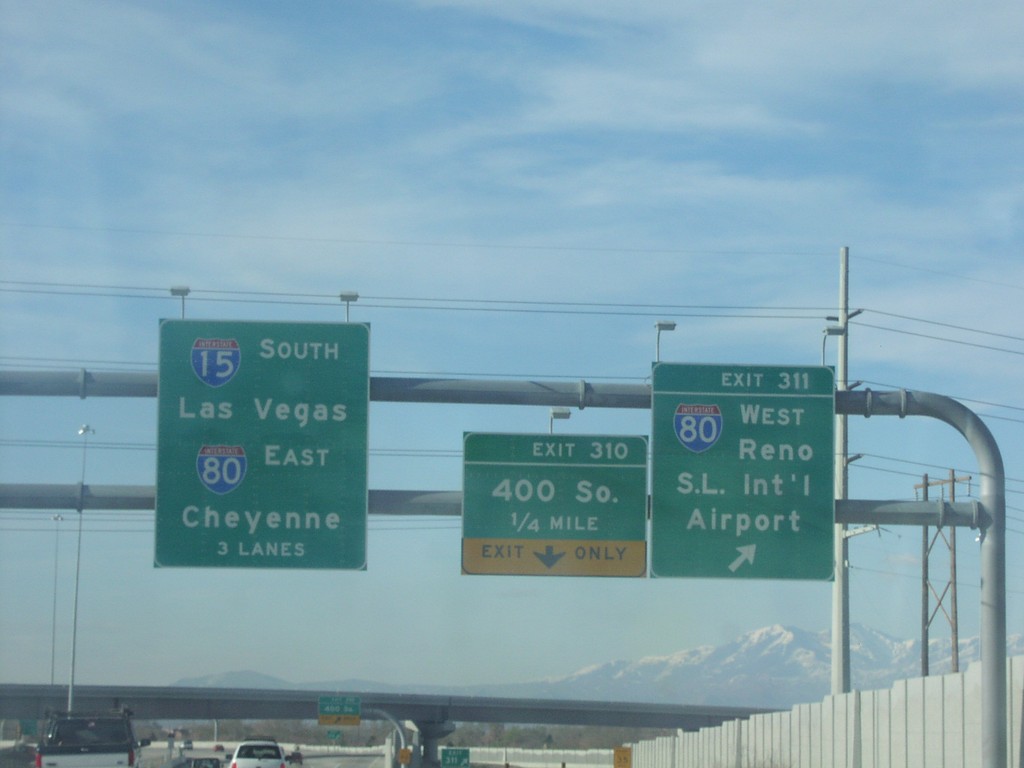 I-15 South Exits 311 and 310