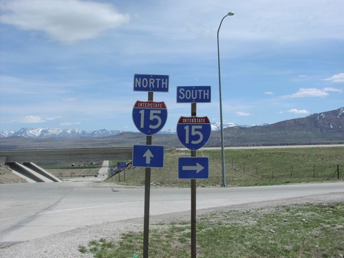 I-15 Exit 387 Onramp on Begin UT-30 East.