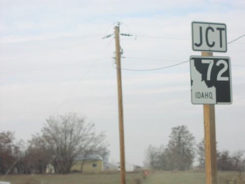 Jct. ID-72 on ID-52 west