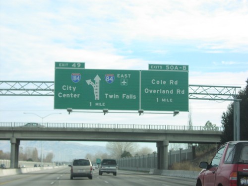 I-84 East Exits 49 and Exits 50AB