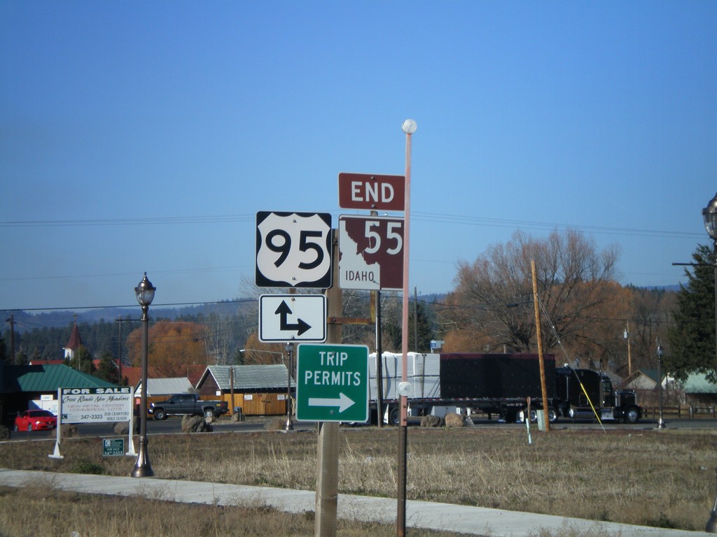 End ID-55 North at US-95