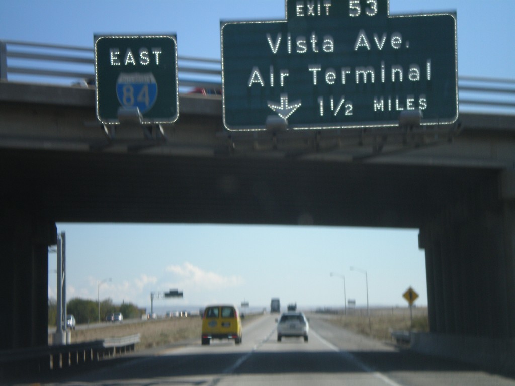 I-84 East Approaching Exit 53