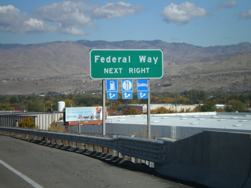 US-20/US-26 West Approaching Federal Way