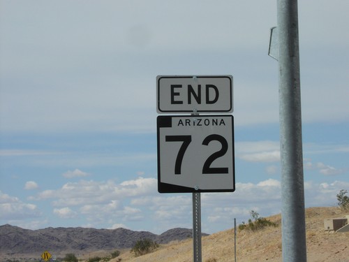 End AZ-72 West at AZ-95