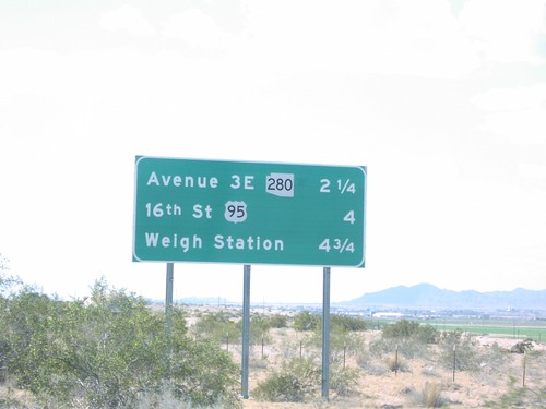 I-8 West Distance Marker