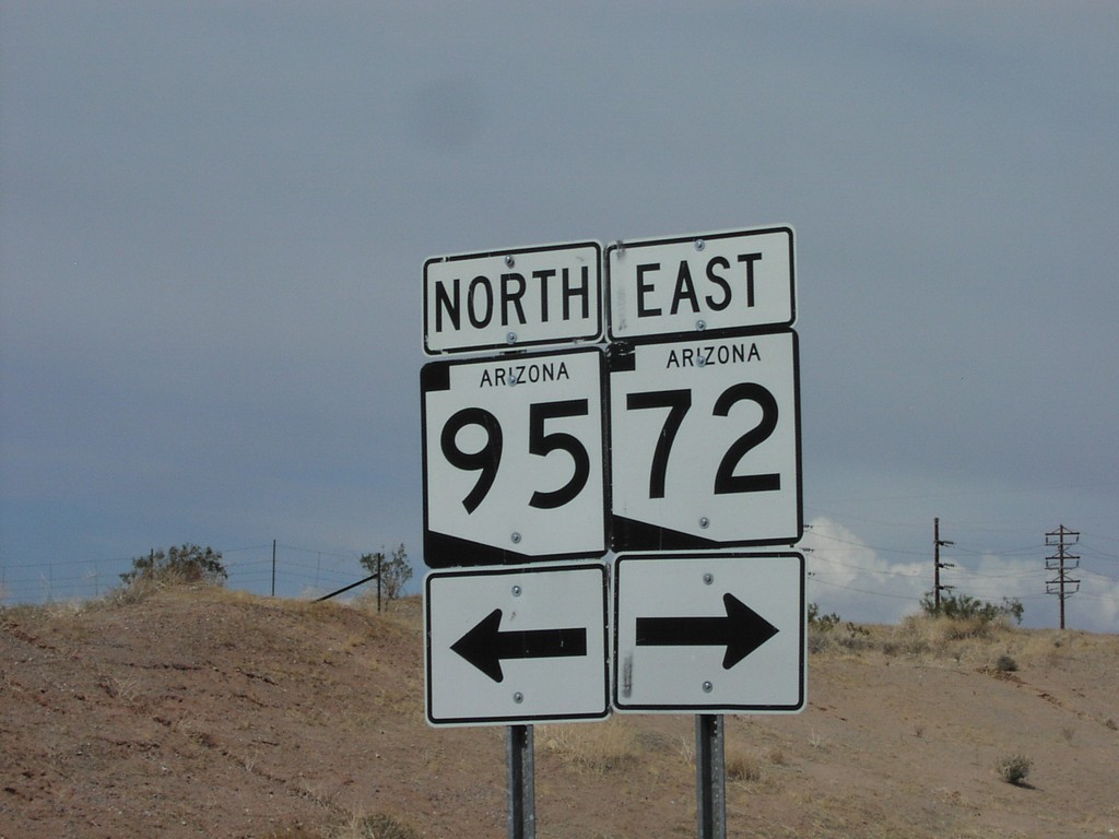 AZ-95 North at AZ-72 East