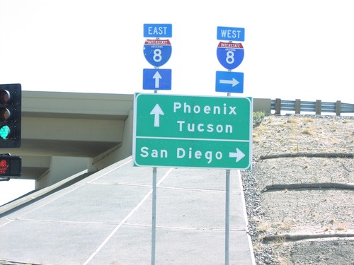 AZ-280 South at I-8 Exit 3 Onramp