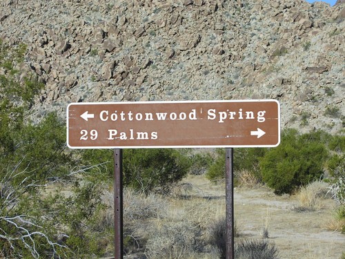 Black Eagle Mine Road at Joshua Tree Park Road