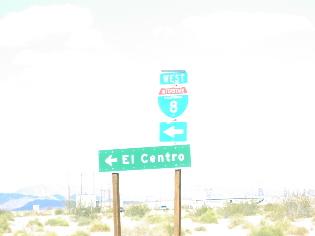 I-8 West Onramp - Grays Well Rest Area