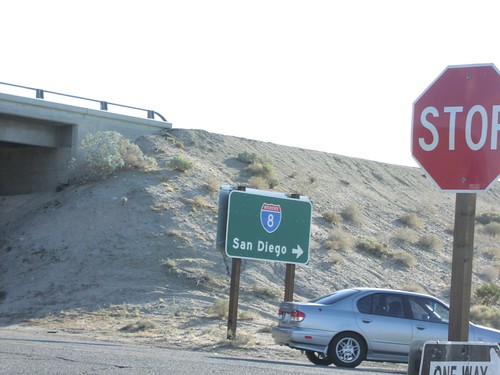 I-8 West Onramp Exit 89