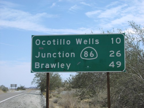 CA-78 East - Distance Marker