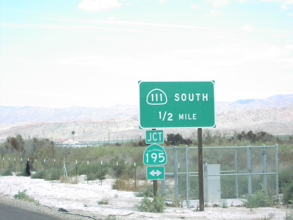 CA-86S North at CA-111/CA-195