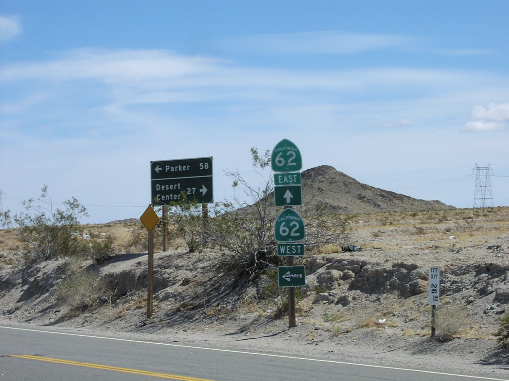 End CA-177 North at CA-62