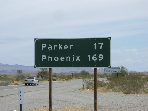 CA-62 East - Distance Marker