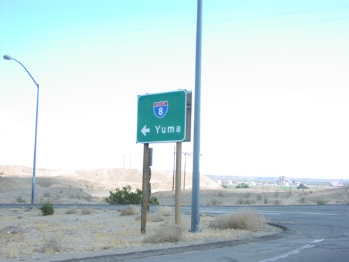 CA-186 South at I-8 West Onramp