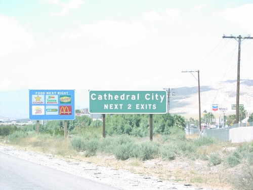 I-10 West - Cathedral City Exits