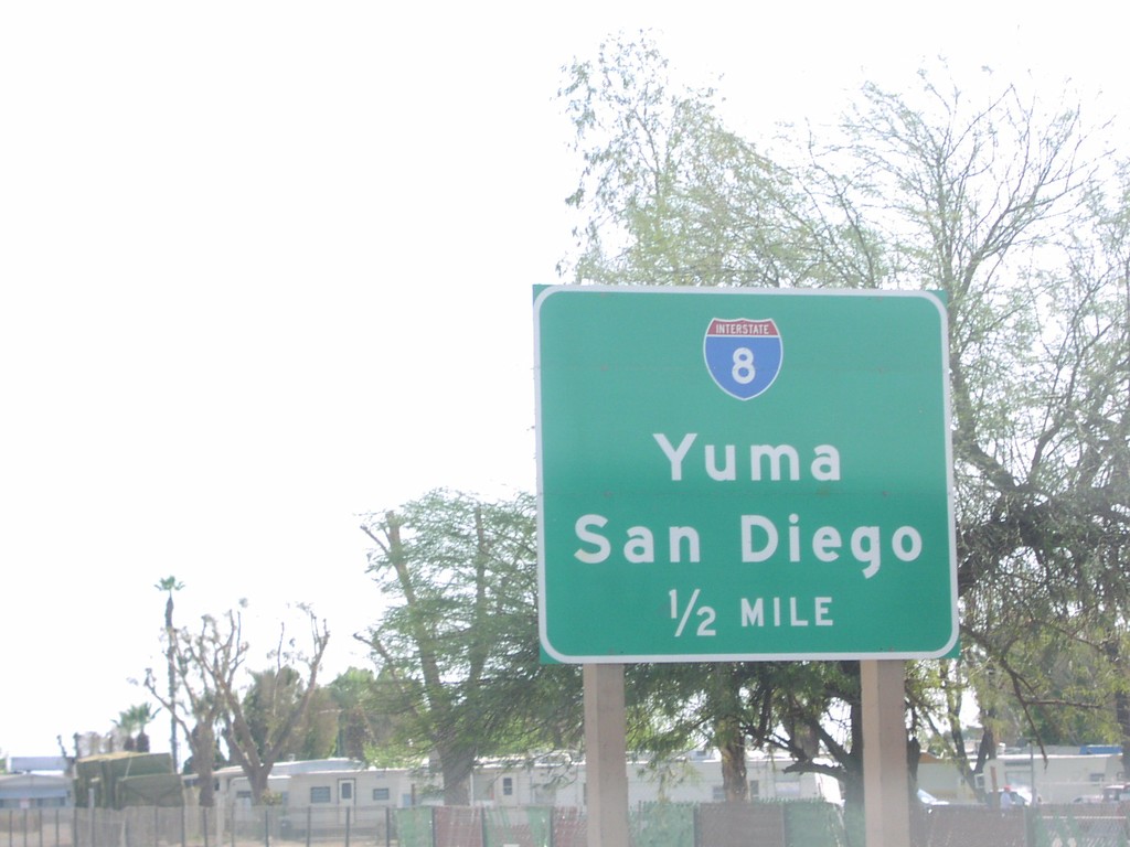 CA-111 South Approaching I-8