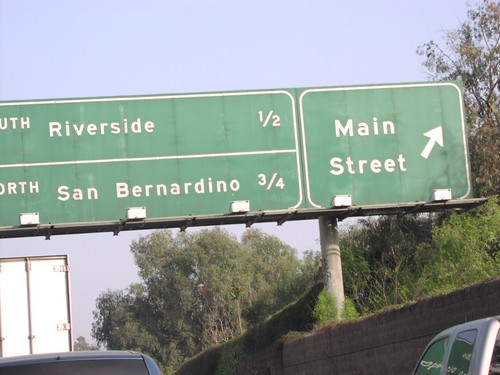 CA-60 East at Exit 52B and Exits 53AB