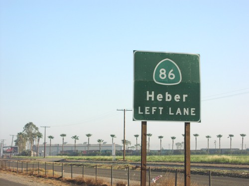 CA-111 North Approaching CA-86