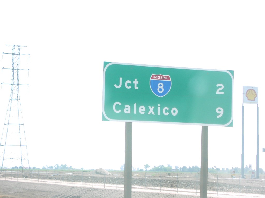 CA-111 South - Distance Marker