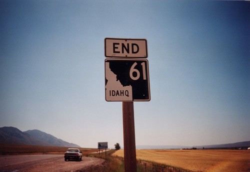 End ID-61 at the Wyoming Border