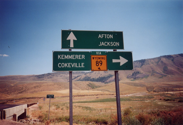 US-89 North at ID-61(To WY-89).