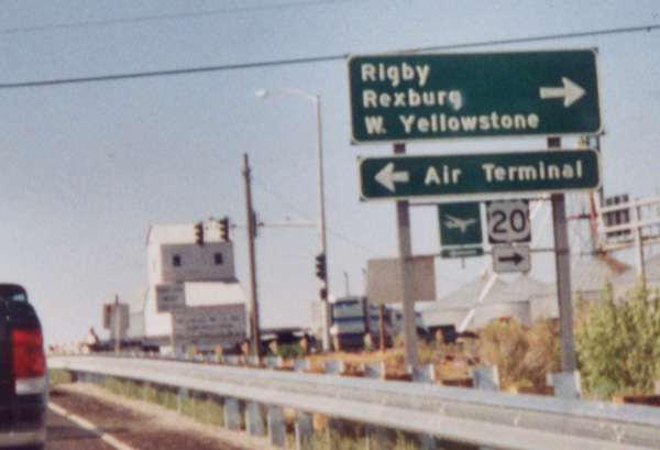 I-15 Exit 119 Offramp at US-20