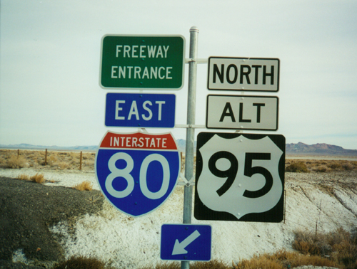 I-80 East/Alt. US-95 North Onramp - Exit 78