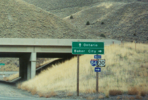 I-84/US-30 Exit 335 Onramp